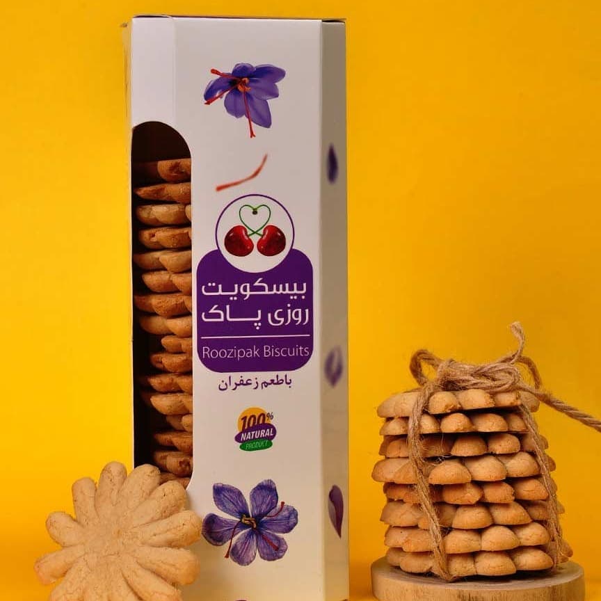 بیسکویت زعفرانی