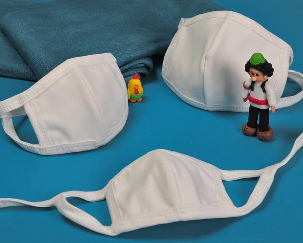 ماسک نخ پنبه ای کودک