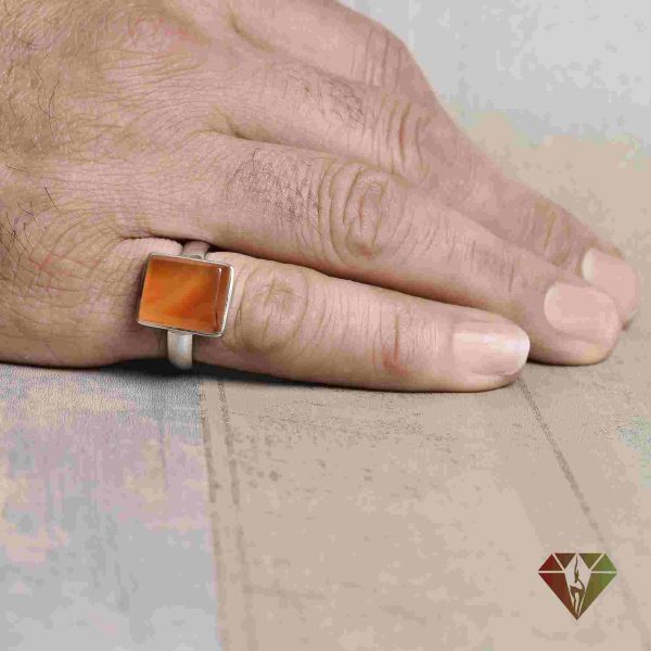 انگشتر مردانه عقیق