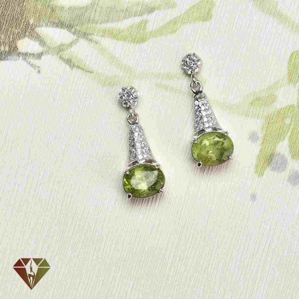 گوشواره زبرجد(نقره)