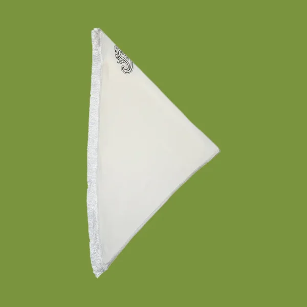 تصویر روسری نخی روزی پاک با پارچه صددرصد طبیعی