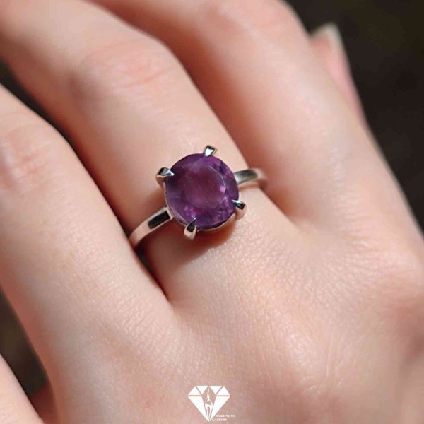 انگشتر زنانه آمیتیست