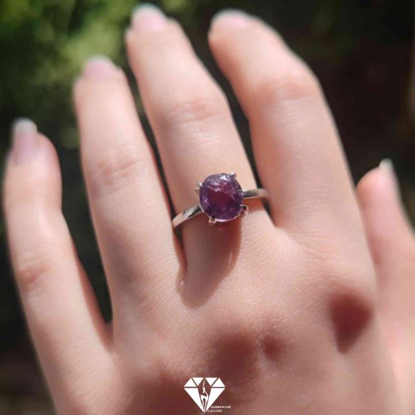 انگشتر زنانه آمیتیست