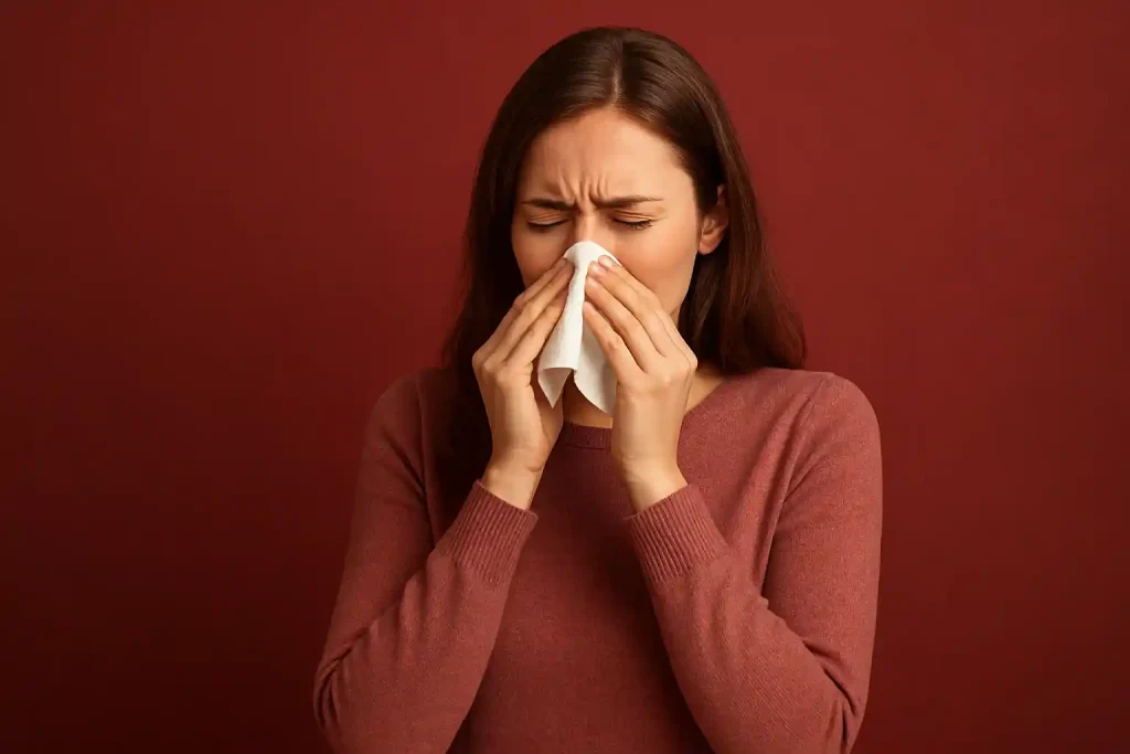 درمان سریع آبریزش بینی