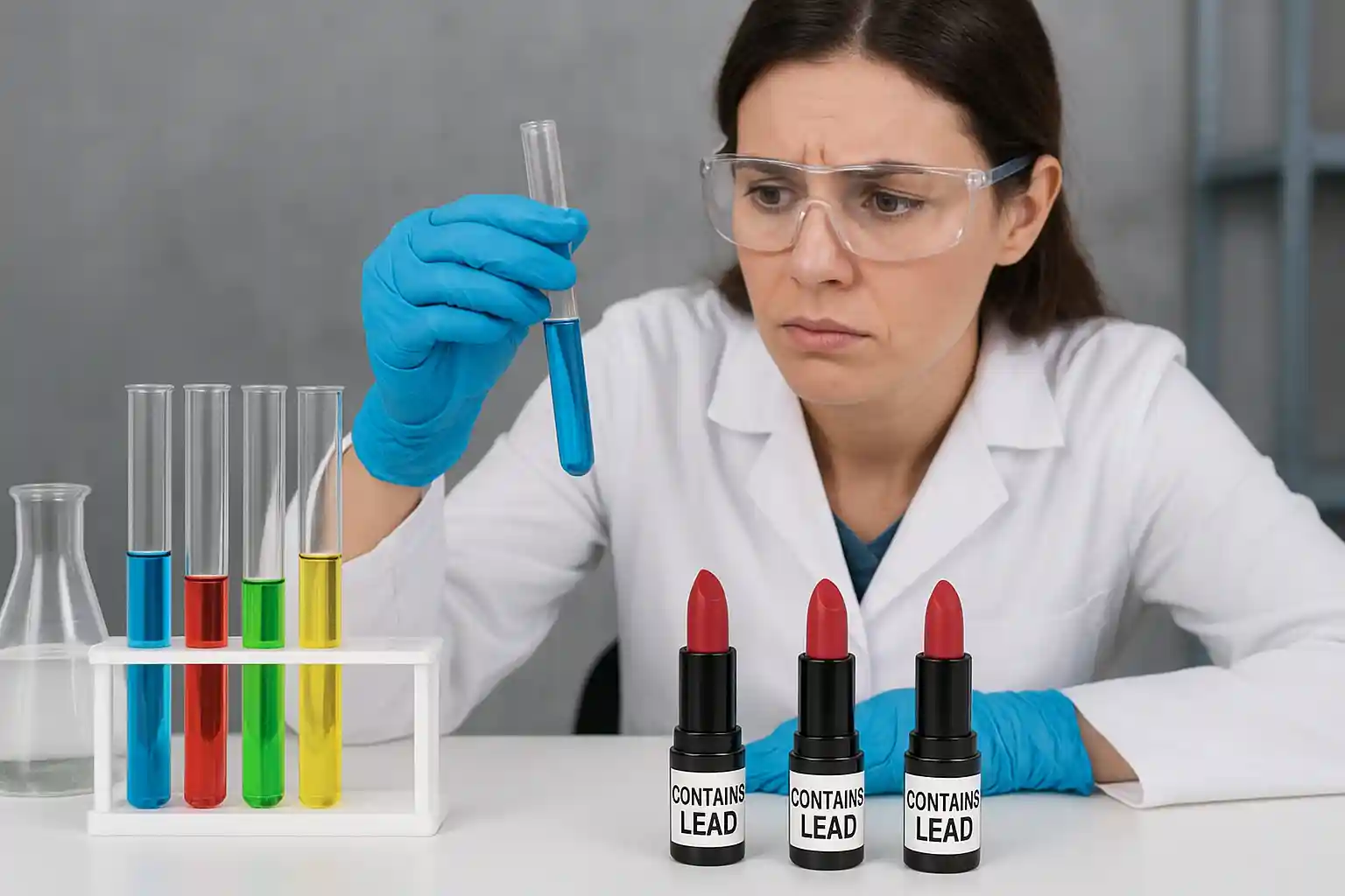 سرب رژ لب خطرناک است و مصرف آن می‌تواند باعث مشکلات جدی سلامتی شود