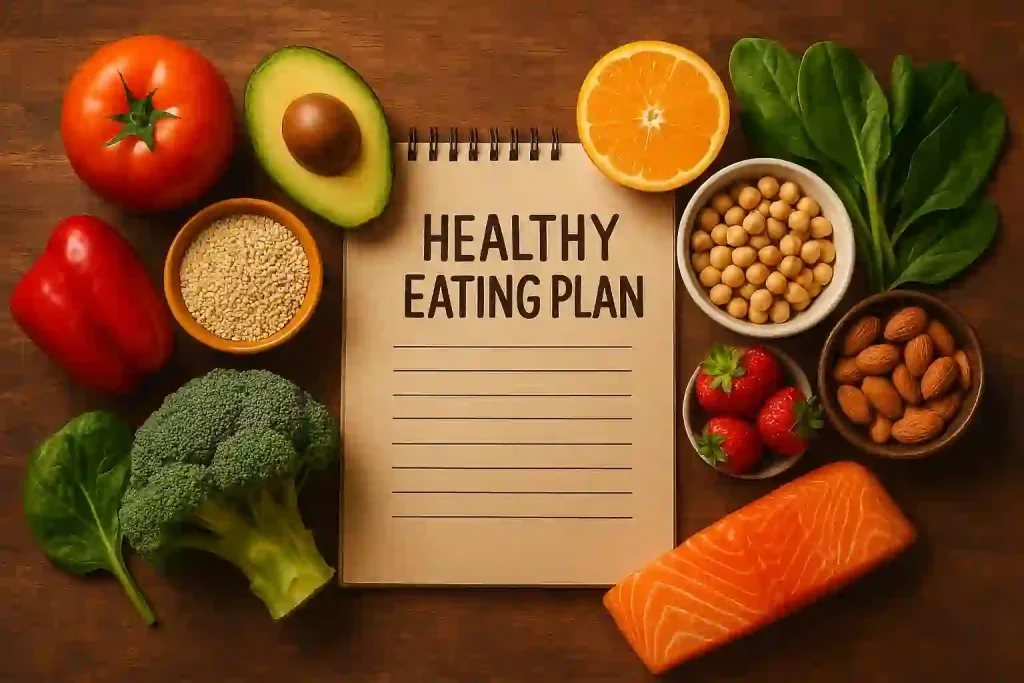 عکس مواد اولیه ارگانیک: "سبزیجات و حبوبات ارگانیک تازه – مواد اولیه با کیفیت برای برنامه غذایی سالم"