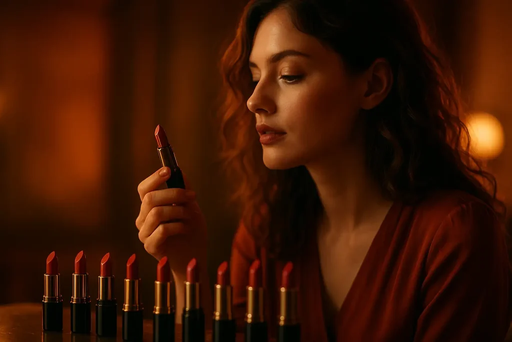 بهترین رژ لب بدون سرب ایرانی با رنگ قرمز طبیعی